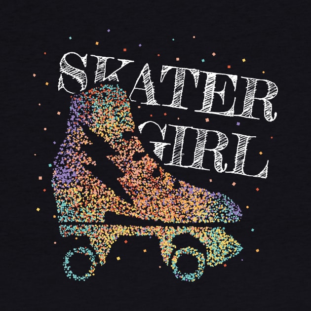 Skater Girl Roller Skate Roller Figure Skating by Kater Karl